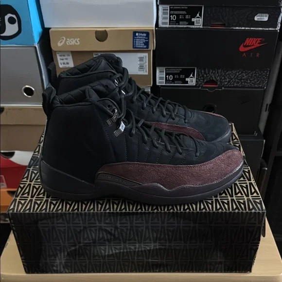 Air Jordan A Ma Maniére Black and Brown Sneakers - Picture 3 of 3